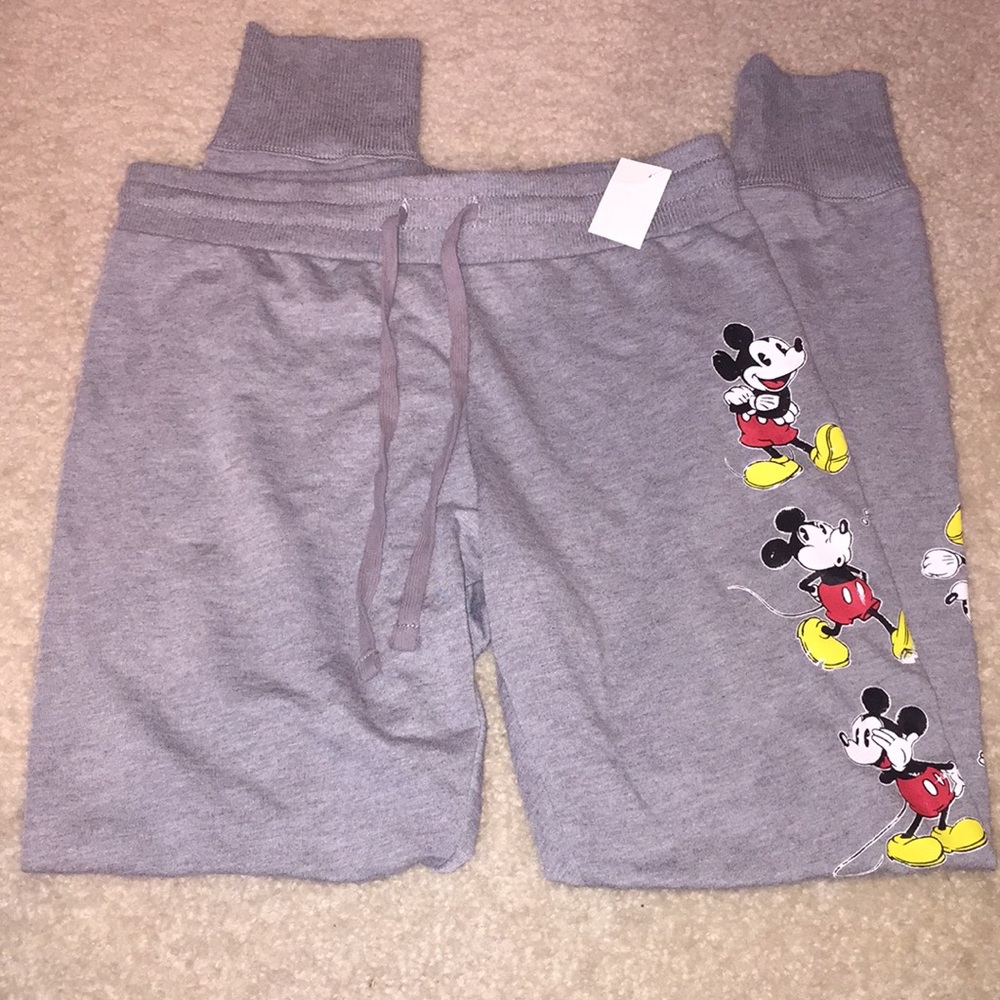Mickey Mouse Sweatpants M NWT